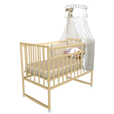 изображение Кровать детская Magico MINI-2 колесо-качалка (Кр1-02м), Берёза